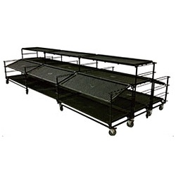displays garden center tables benching plant carts units