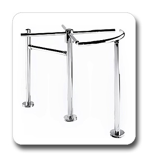 Chrome Turnstiles