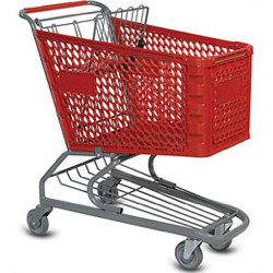 Medium Plastic Shopping Carts