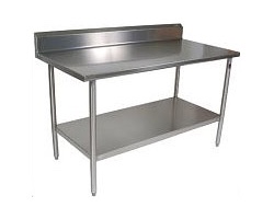 S14R - Stainless Steel Work Table w/ Riser
