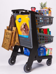 Co-Polymer Plastic Shopping Cart - Convenience Size