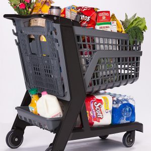 Co-Polymer Plastic Shopping Cart - Full Size