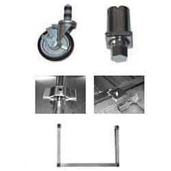 Accessories – Casters, Feet, Clips, U-Braces