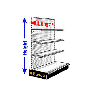 Shelving Size Chart